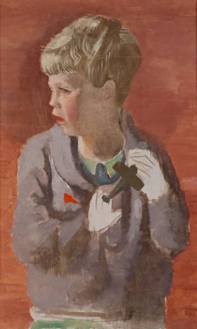 Самохвалов А.Н. Мальчик с самолетиком. 1920-1930-е Самохвалов А.Н. Мальчик с самолетиком. 1920-1930-е
